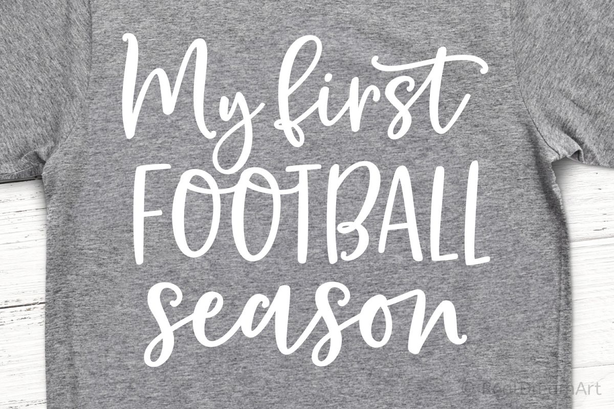 My First Football Season SVG, DXF, PNG, EPS example image 1