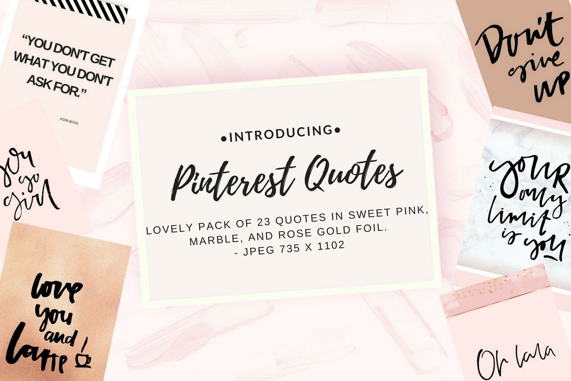 Pinterest quotes pack example image 1