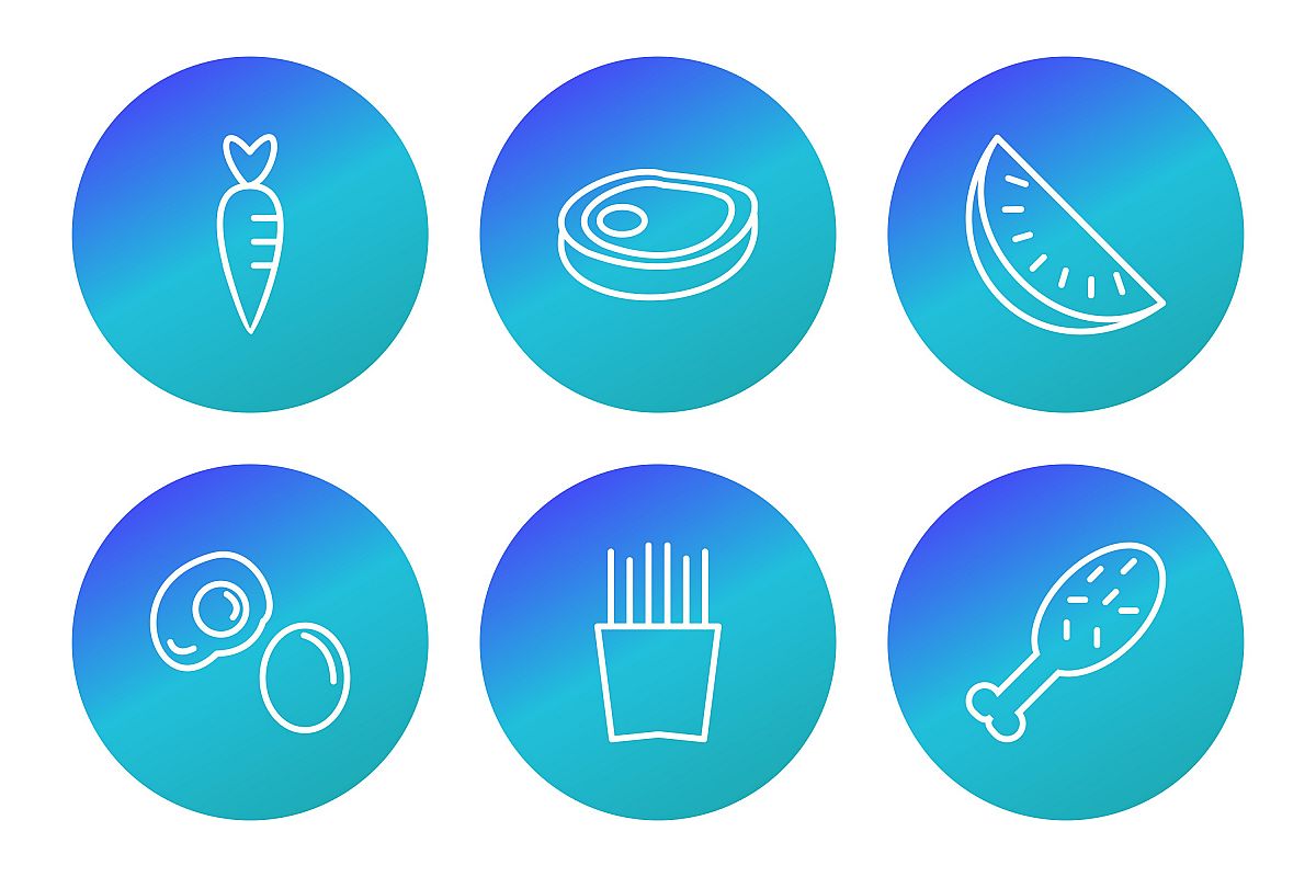 Set Of Food Icons example image 1