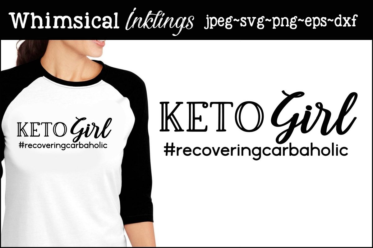 Keto Girl SVG example image 1