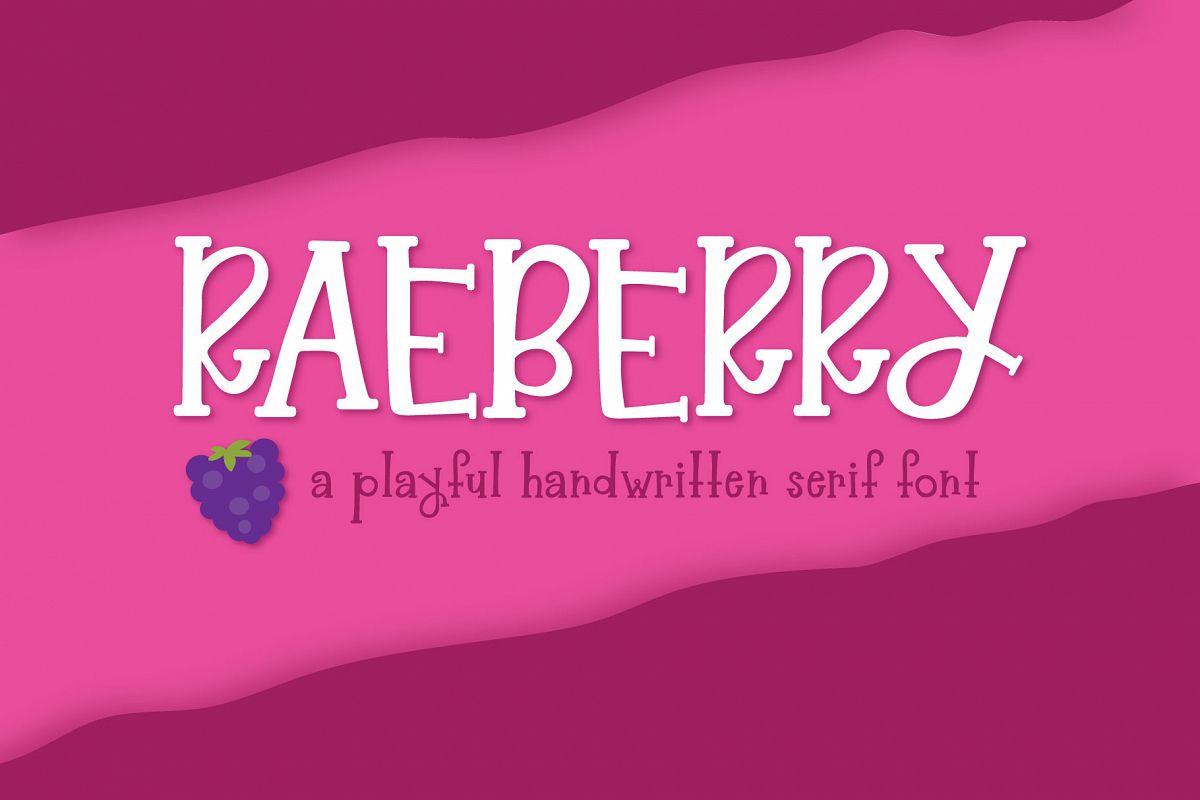 Raeberry Serif example image 1