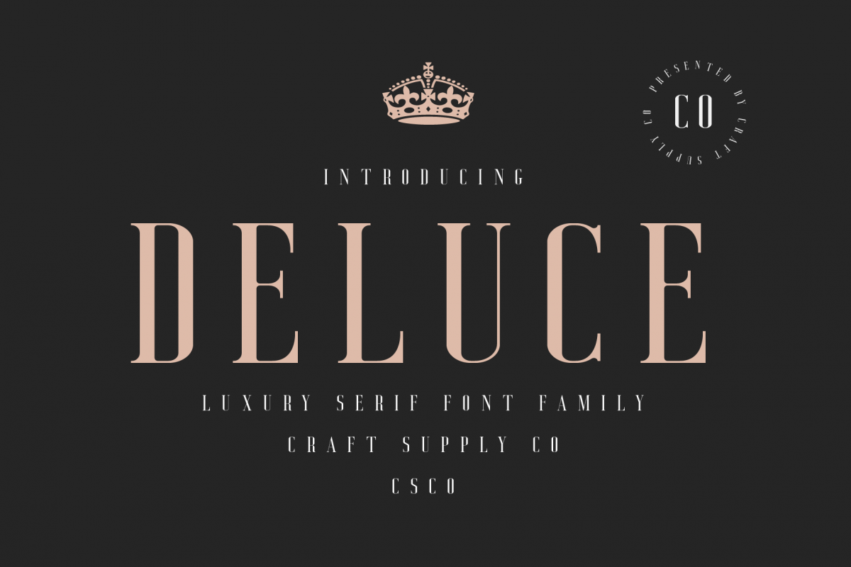 Deluce - Luxury Serif Font example image 1