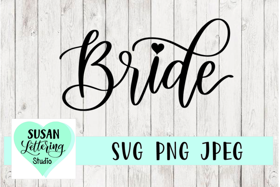 Bride Handlettered Script, SVG, PNG, JPEG example image 1