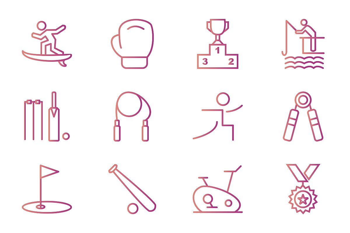 Set Of Sports And Game Icons example image 1