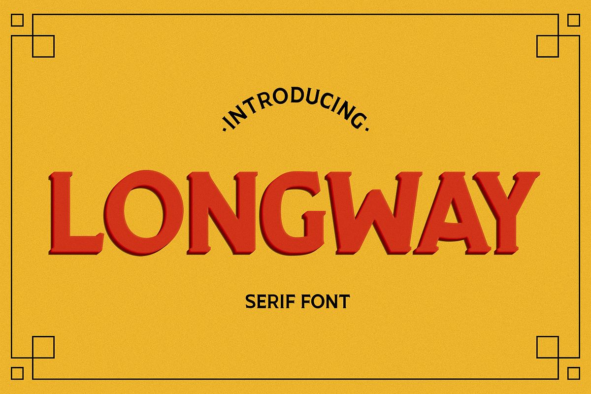 Longway - Serif Font example image 1