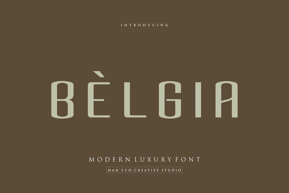 Belgia Font example image 1
