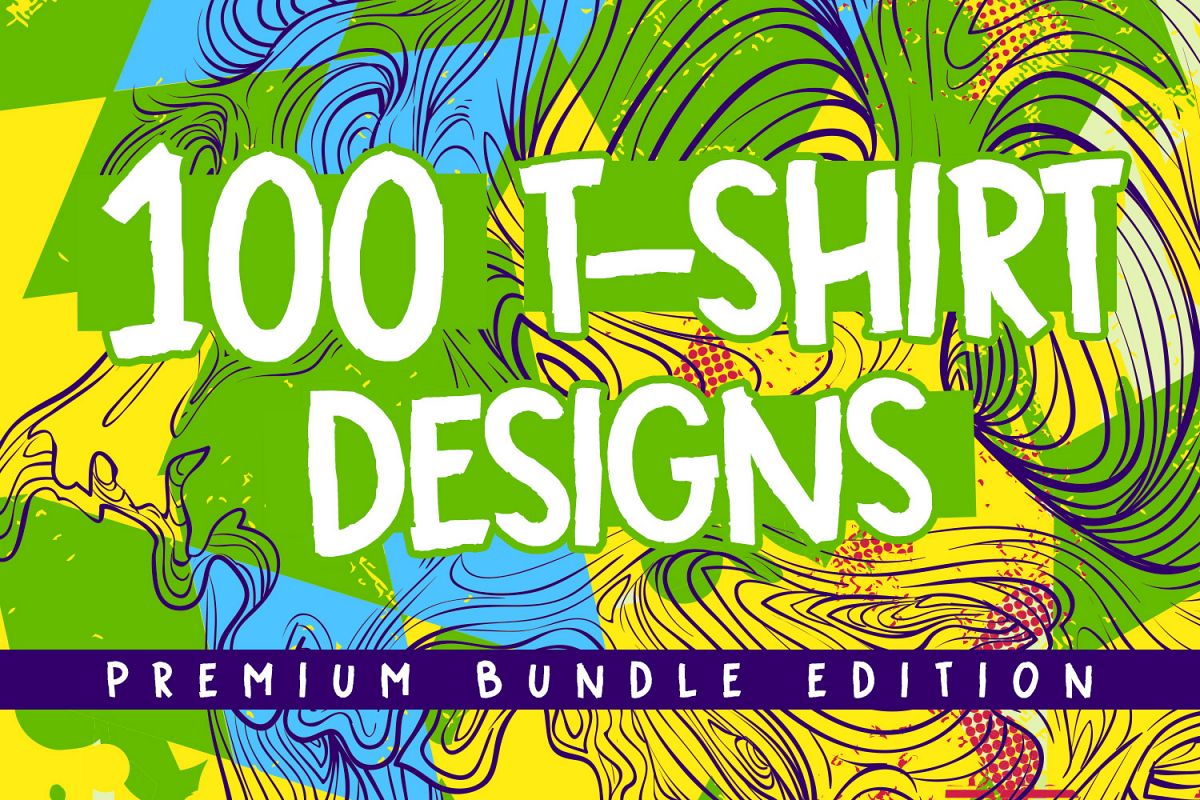 100 Premium T-shirt Designs example image 1