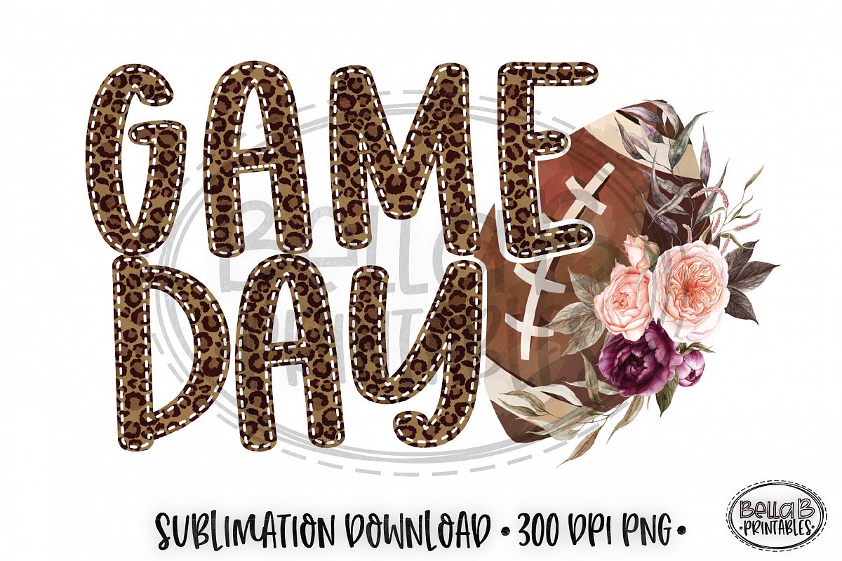 Game Day Sublimation, Football Sublimation Design example image 1