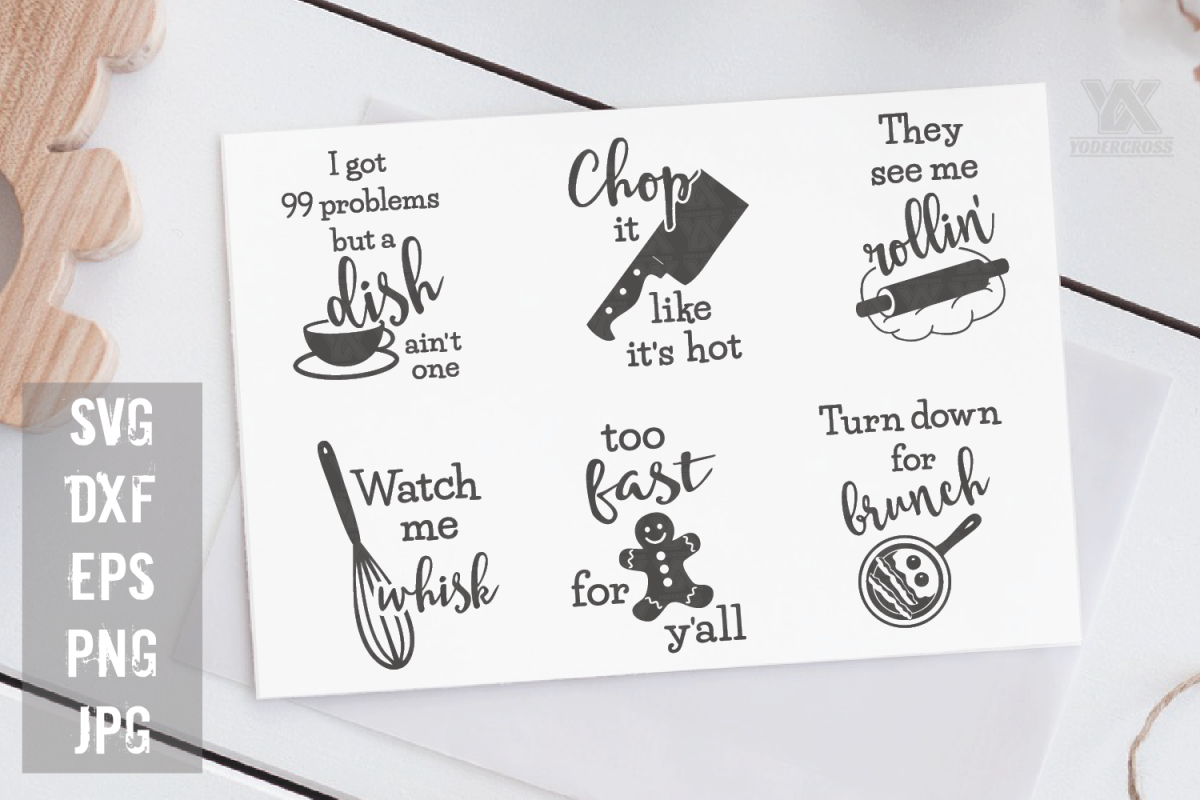 Kitchen SVG Bundle example image 1