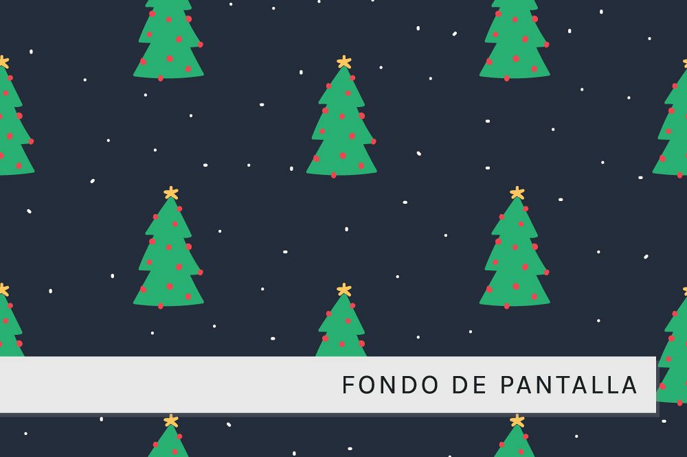 Fondo con Arboles de Navidad example image 1