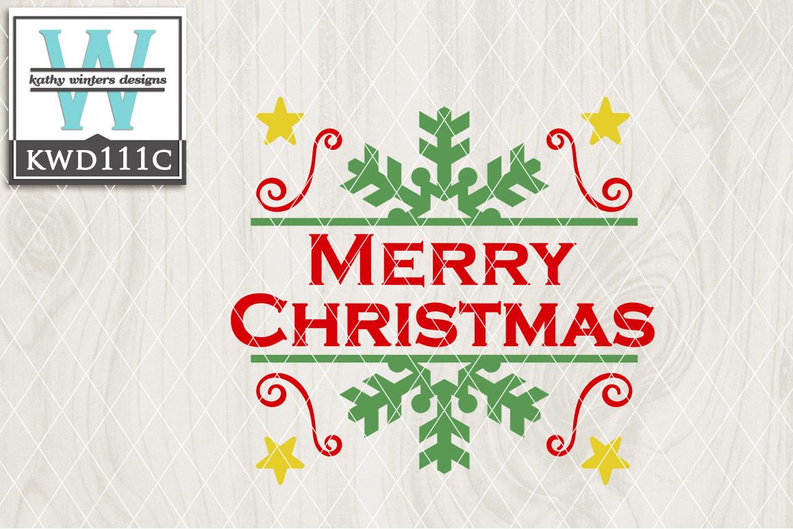 Christmas Cutting File KWD111C example image 1