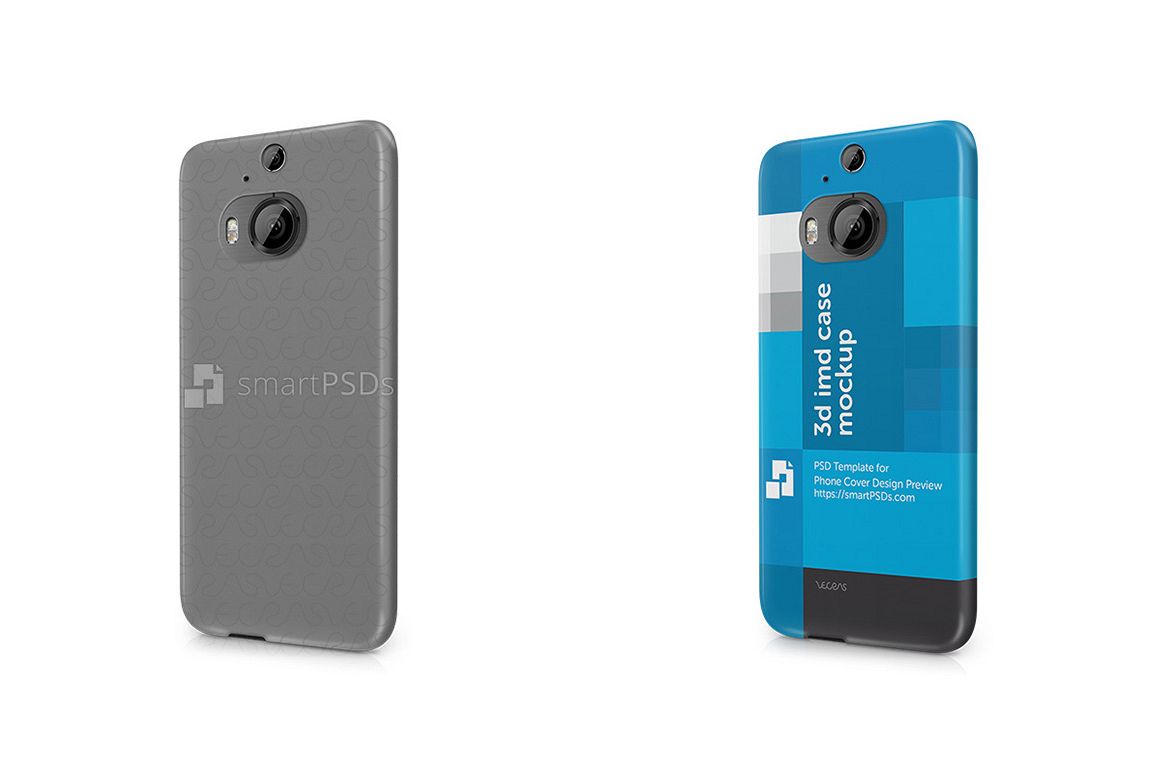 HTC One M9 Plus 3d IMD Mobile Case Design Mockup 2015 example image 1
