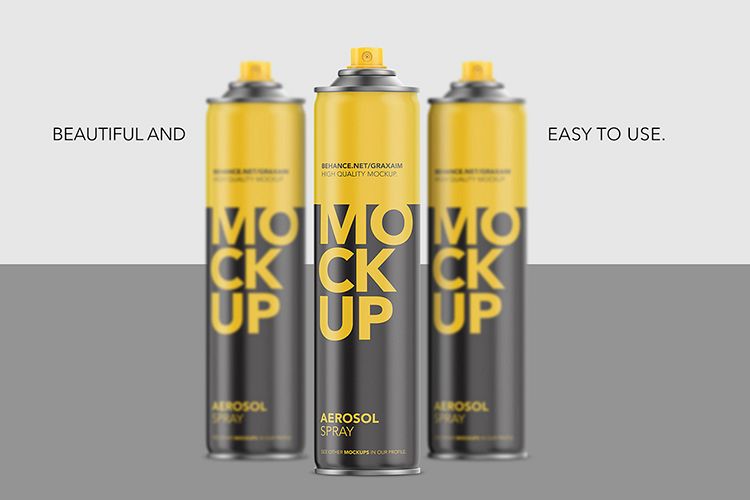 Aerosol Spray Matte Front Mockup Tall example image 1