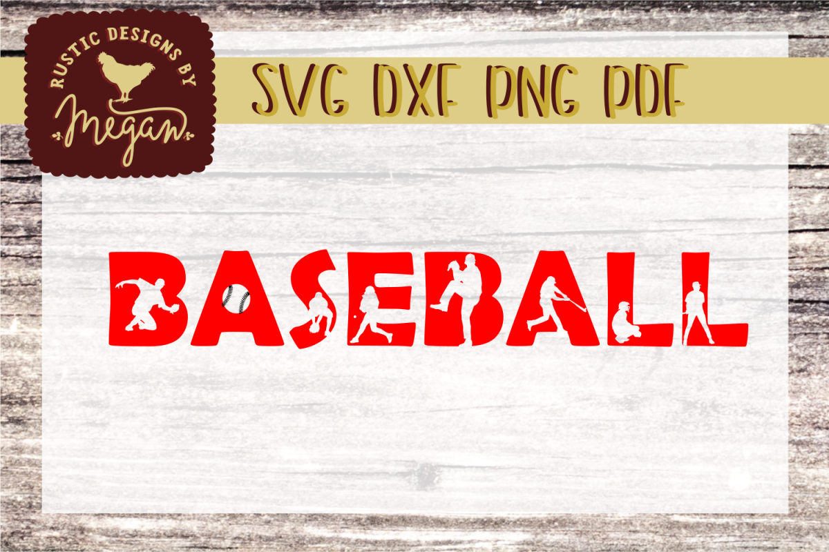 Baseball SVG DXF Cut file example image 1