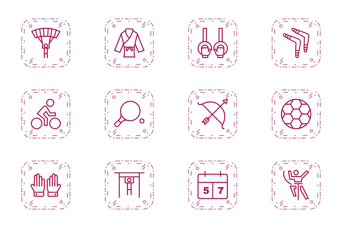 Set Of Sports And Game Icons example image 1