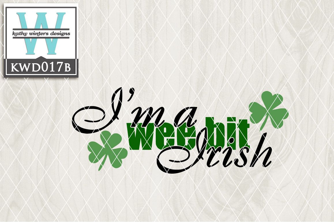 St. Patrick's Cutting File KWD017B example image 1