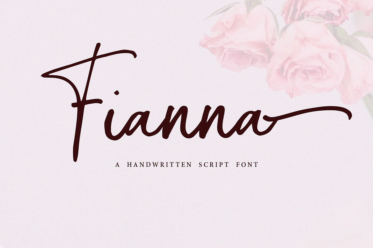 Fianna | Handwritten Script Font example image 1