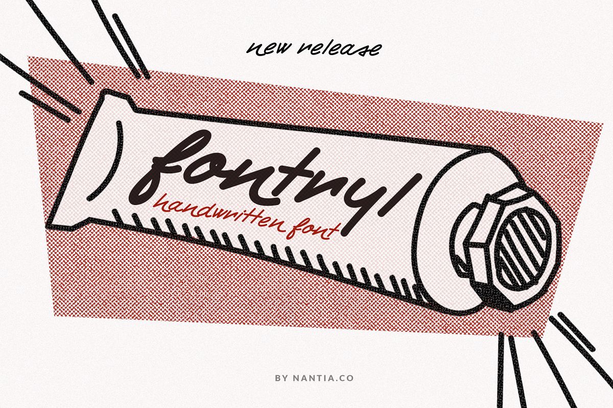 Retro Handwritten Font Fontryl example image 1