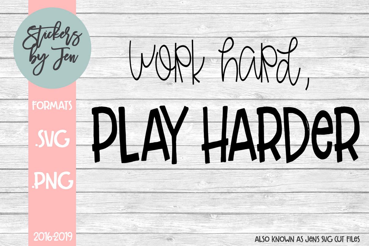 Work Hard Pray Harder SVG Cut File example image 1