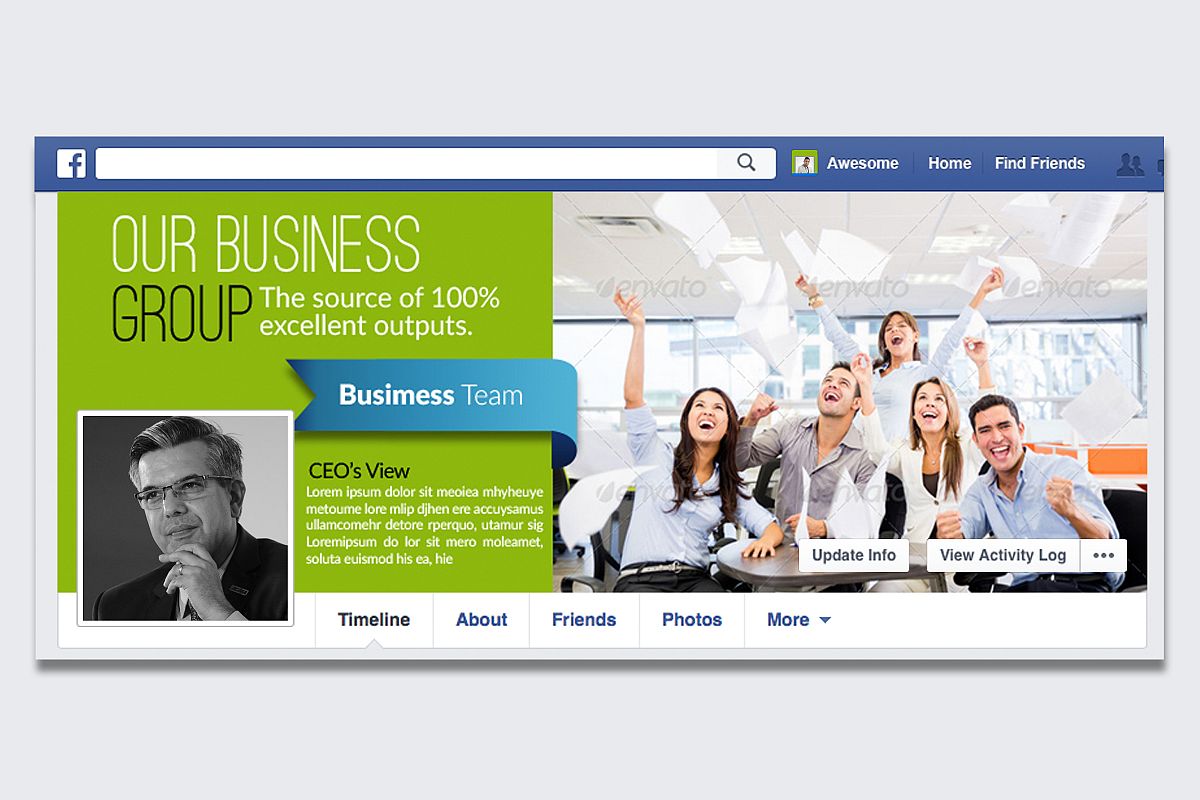 Business Facebook Timeline Cover example image 1