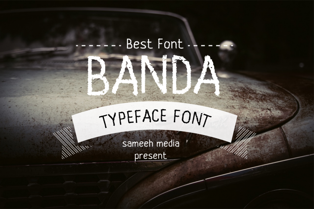Banda Typeface Font example image 1