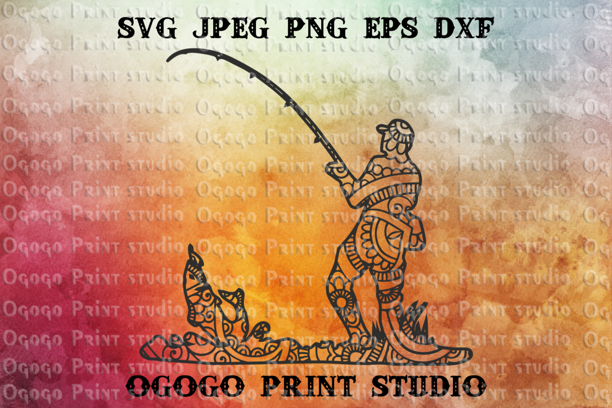 Free Free 216 Fishing Mandala Svg SVG PNG EPS DXF File