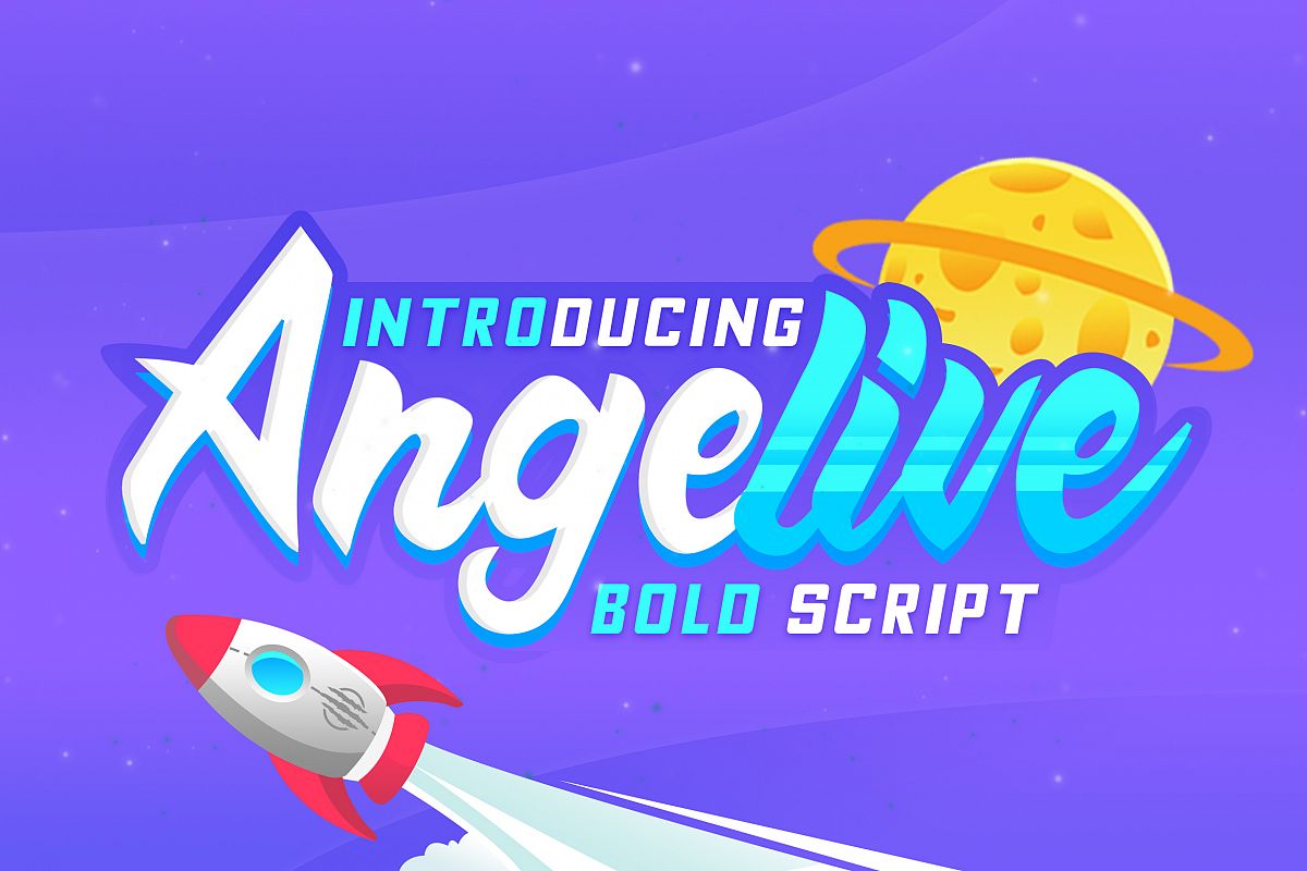Angelive Bold Script example image 1