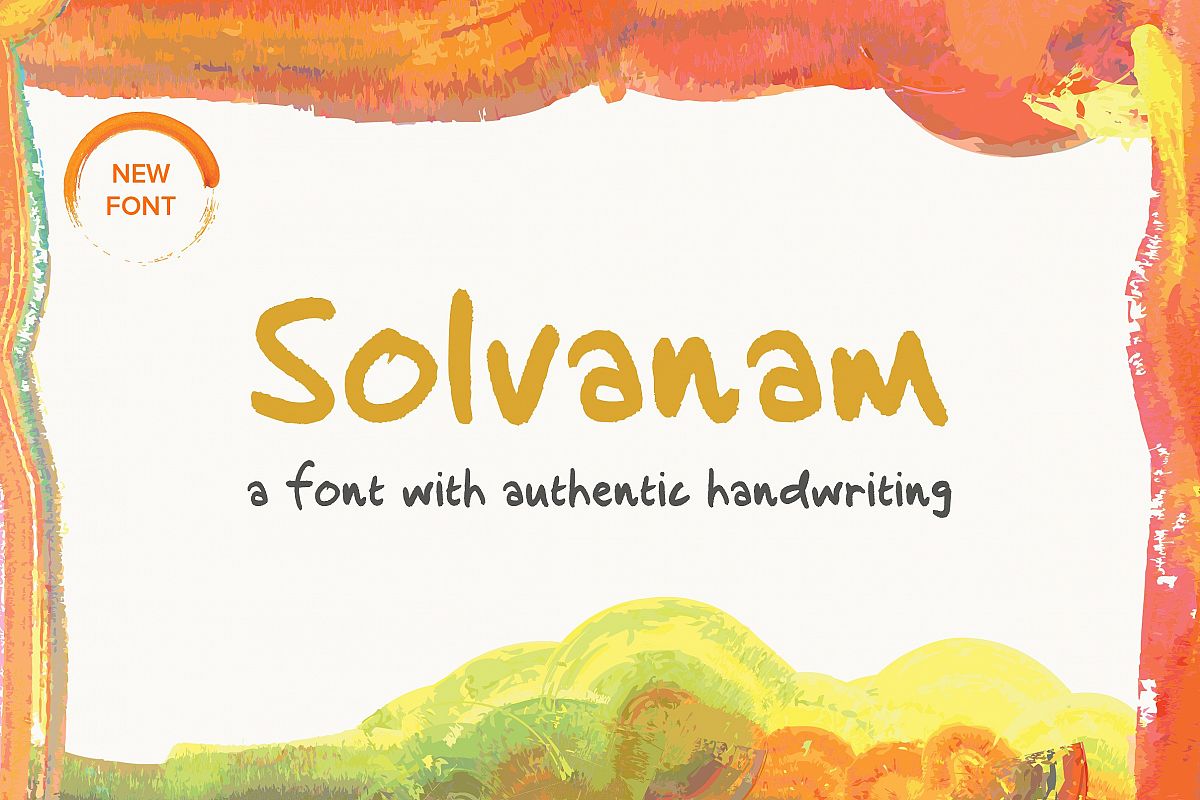 Solvanam Font example image 1