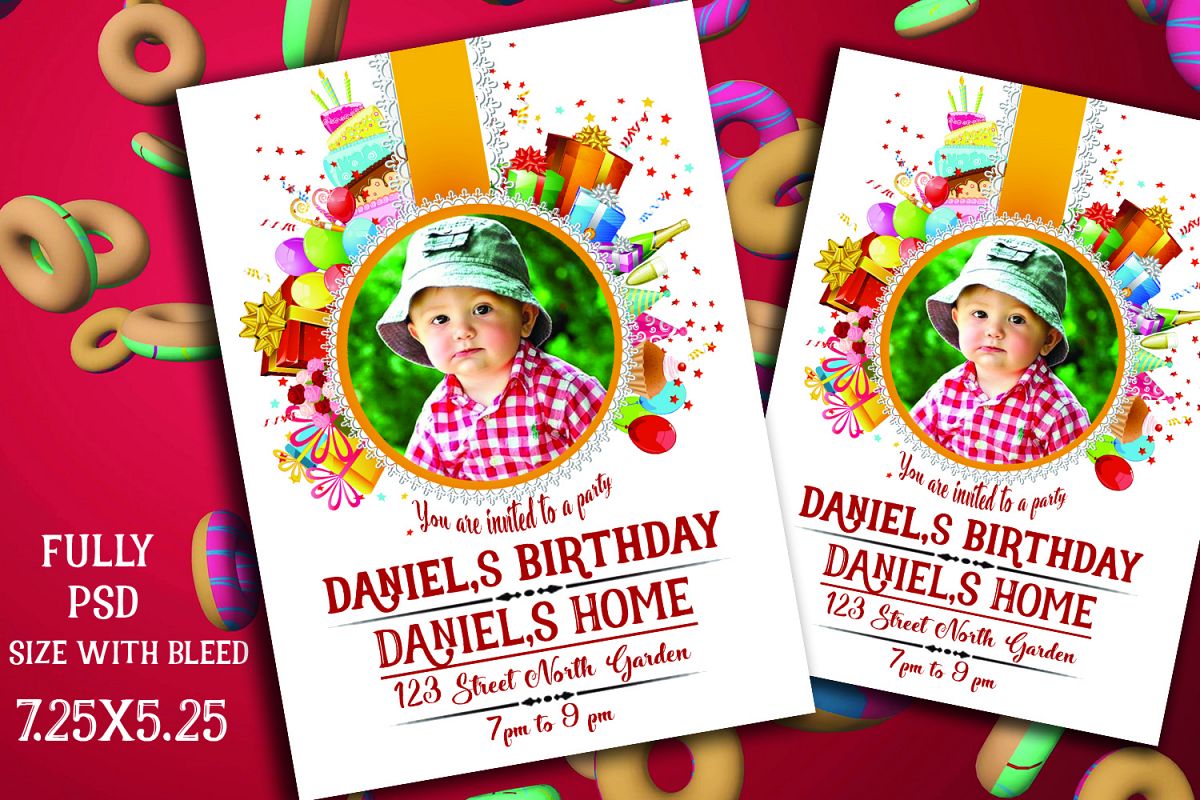 Birthday Invitation Card example image 1