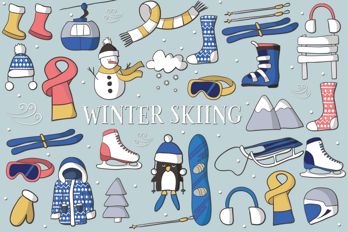 Winter Skiing example image 1