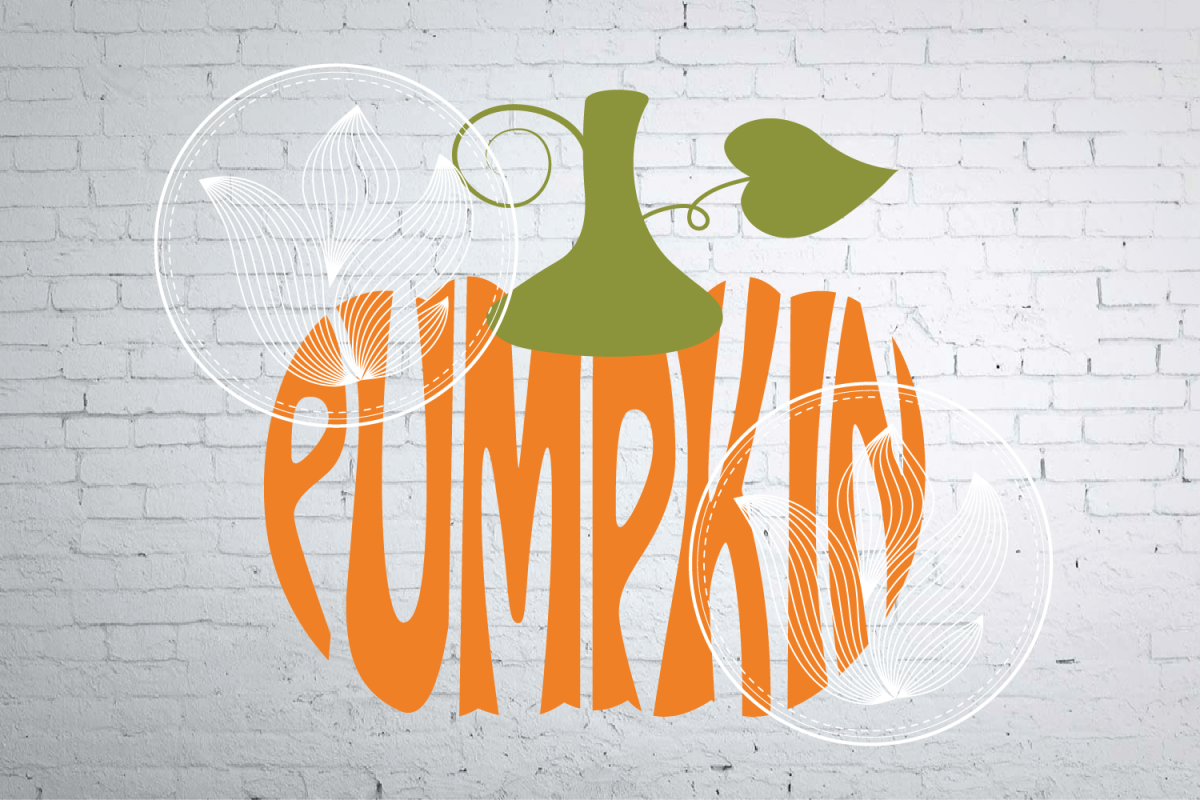 Download Digital Pumpkin Word Art, jpg, png, eps, svg, dxf
