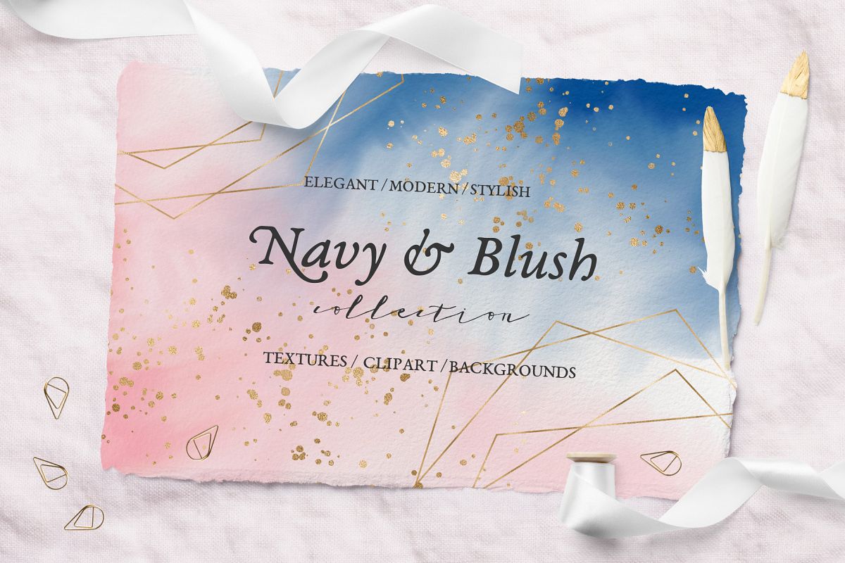 Navy & Blush Collection example image 1