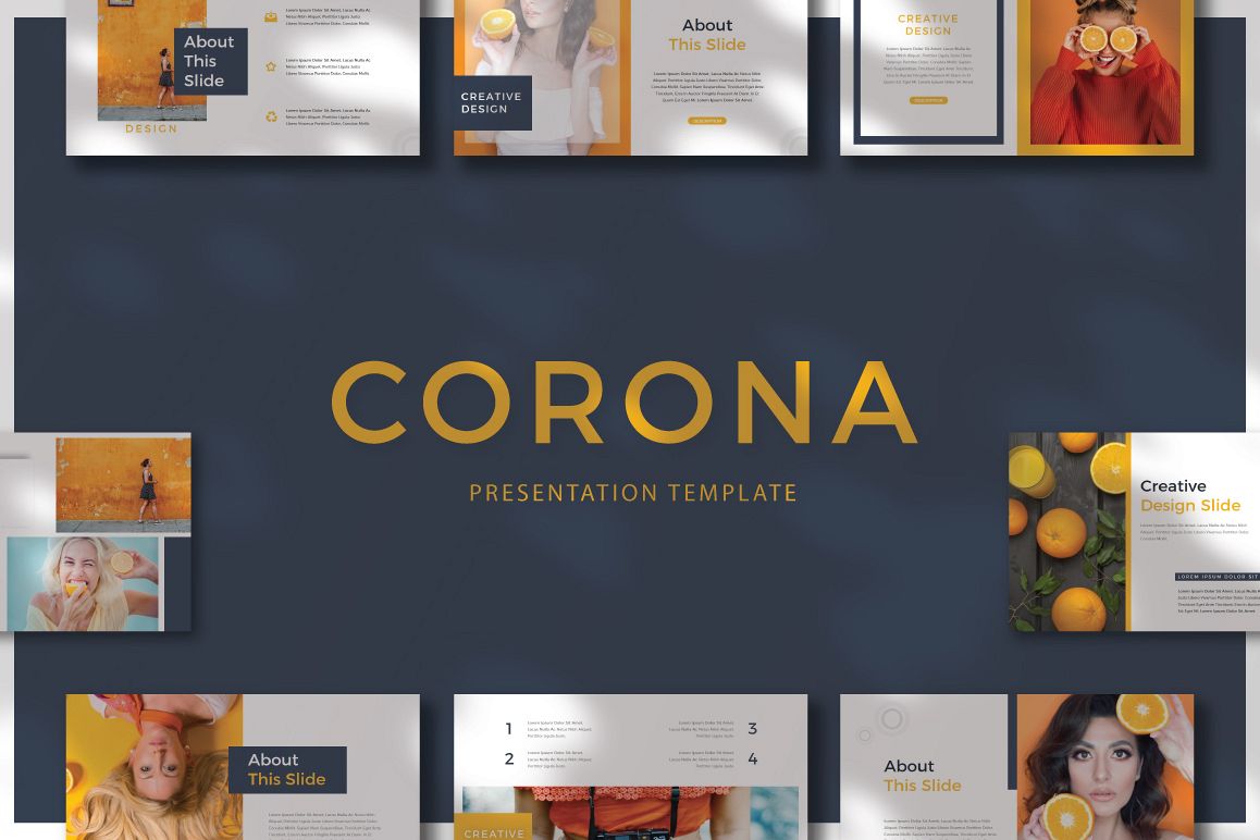 CORONA - Powerpoint example image 1