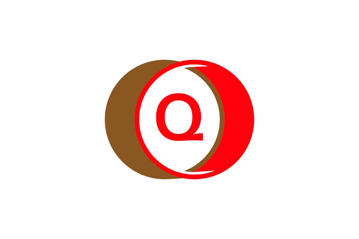 q letter circle logo example image 1