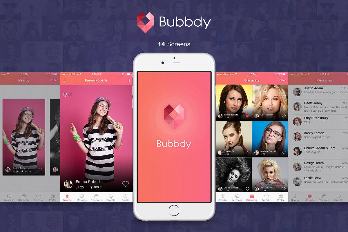 Bubbdy - Dating App example image 1