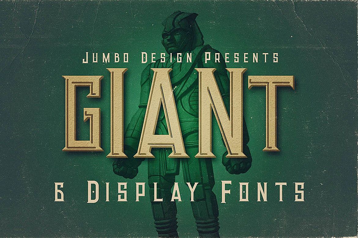 Giant - Vintage Style Font example image 1