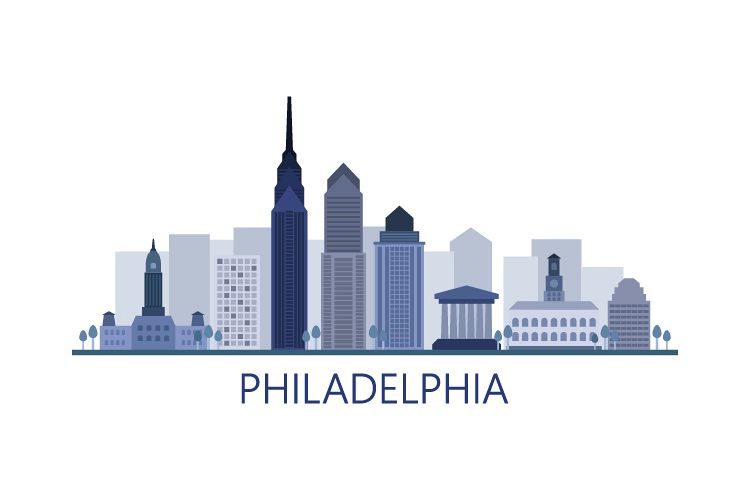 Philadelphia skyline example image 1