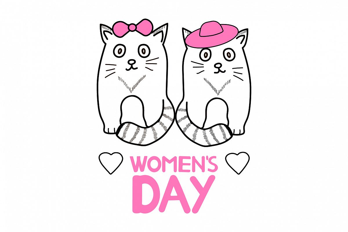 Happy Women's day card. 8 of March. Ai, eps, jpg, png, psd, example image 1