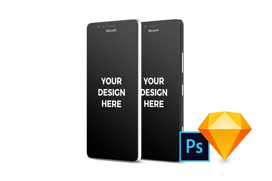 14x Microsoft Lumia 950 Mockups example image 1