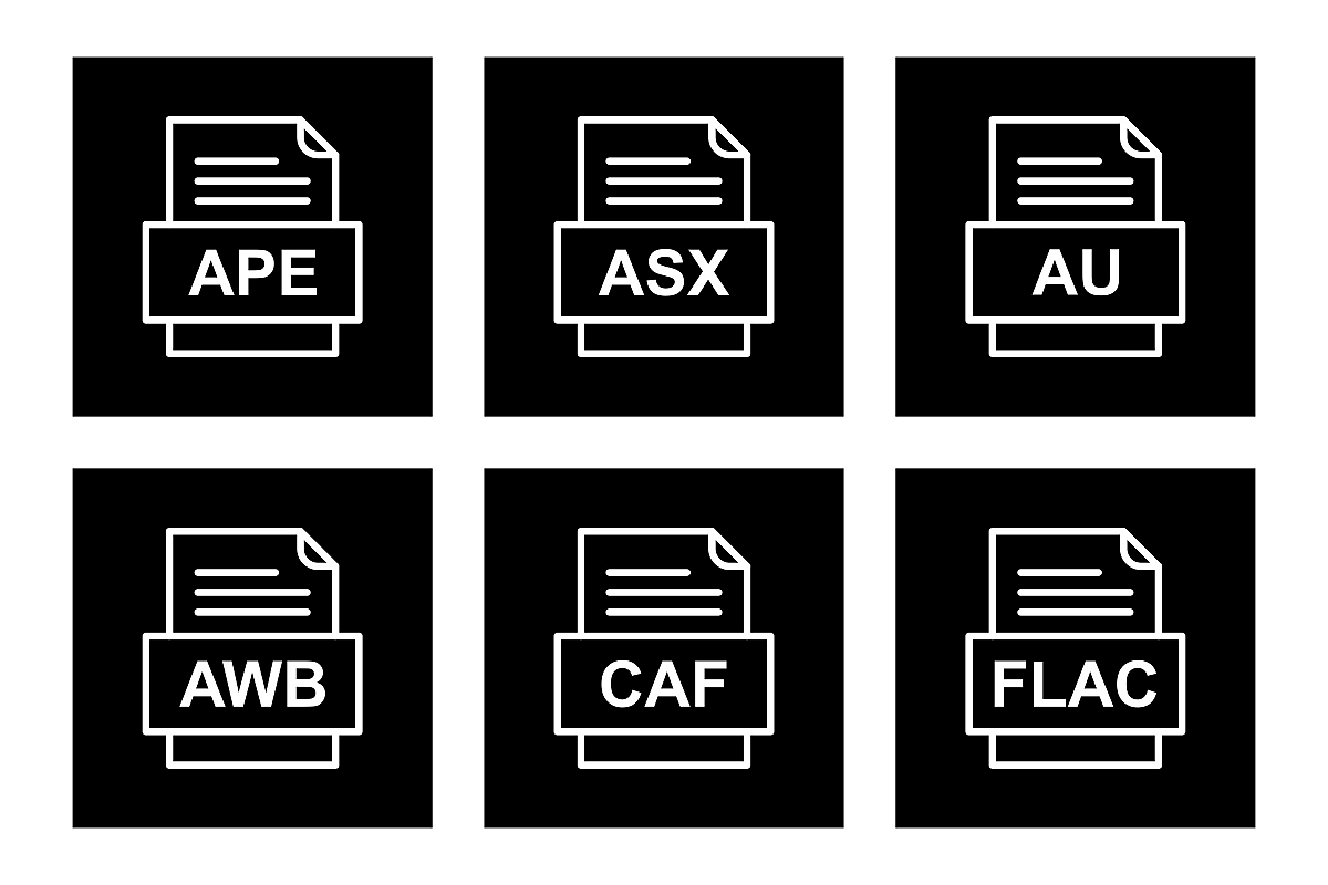 Set Of File Formats Icons example image 1