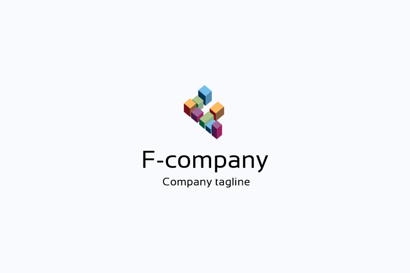 F letter logo example image 1