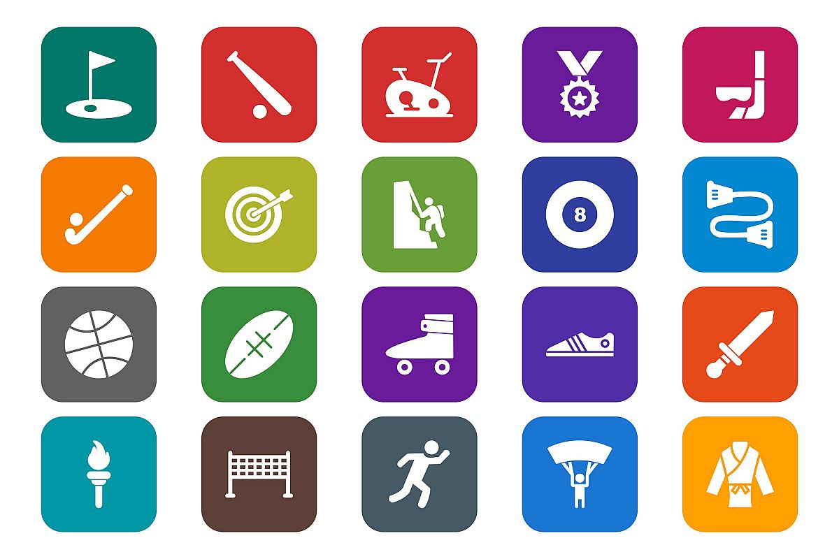 Set Of Sports And Game Icons example image 1