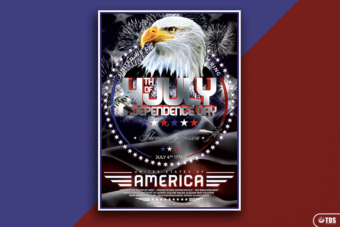 Independence Day Flyer Template V2 example image 1