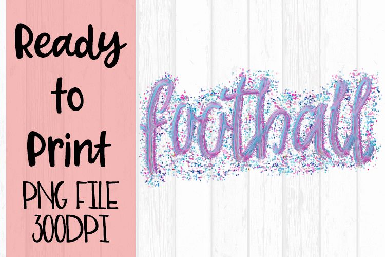 Confetti Football Ready to Print example image 1