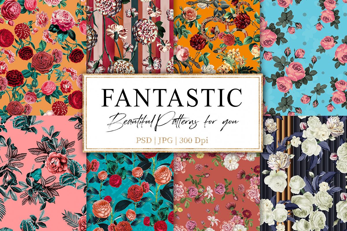 Fantastic| 08 Amazing Patterns example image 1