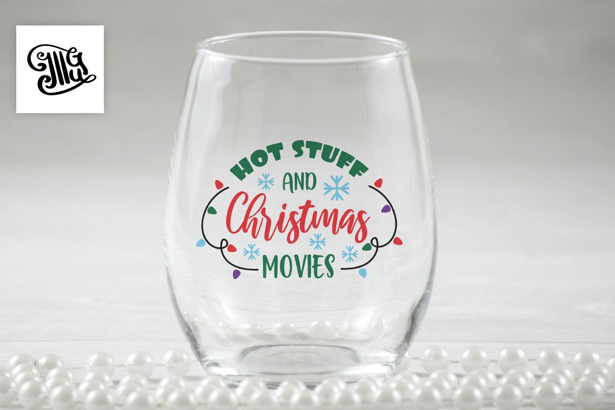 Hot stuff and Christmas movies - Christmas wine example image 1