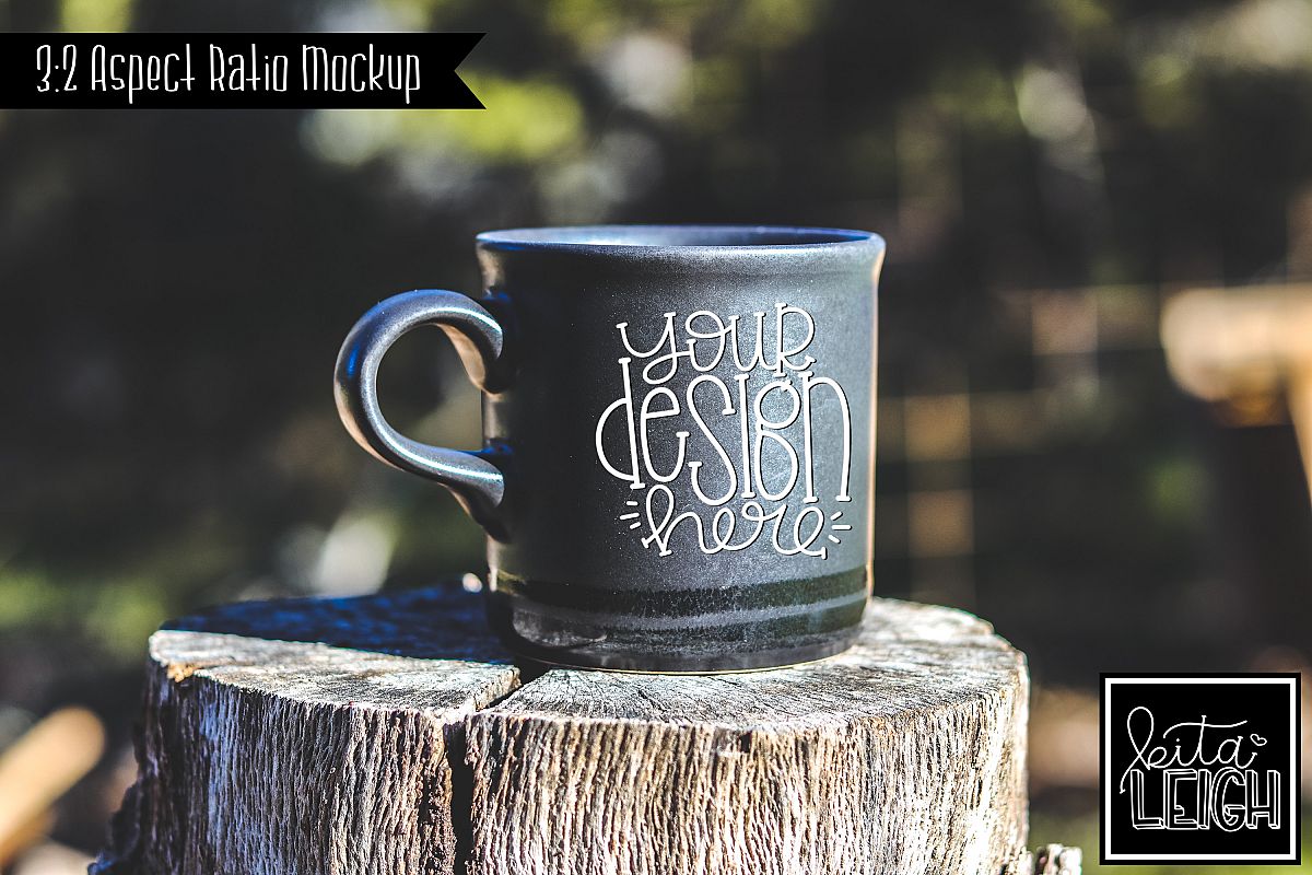 Camping Morning Coffee Mug Mockup