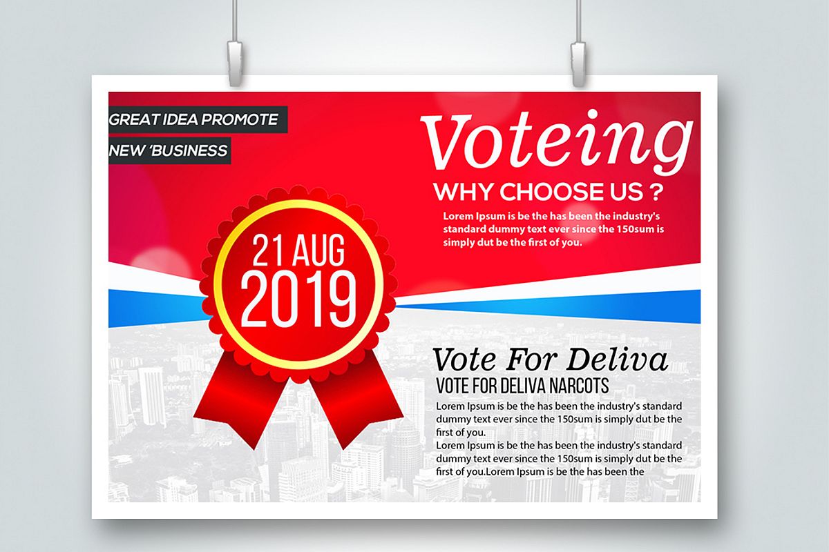 Election Voting Flyer Template example image 1