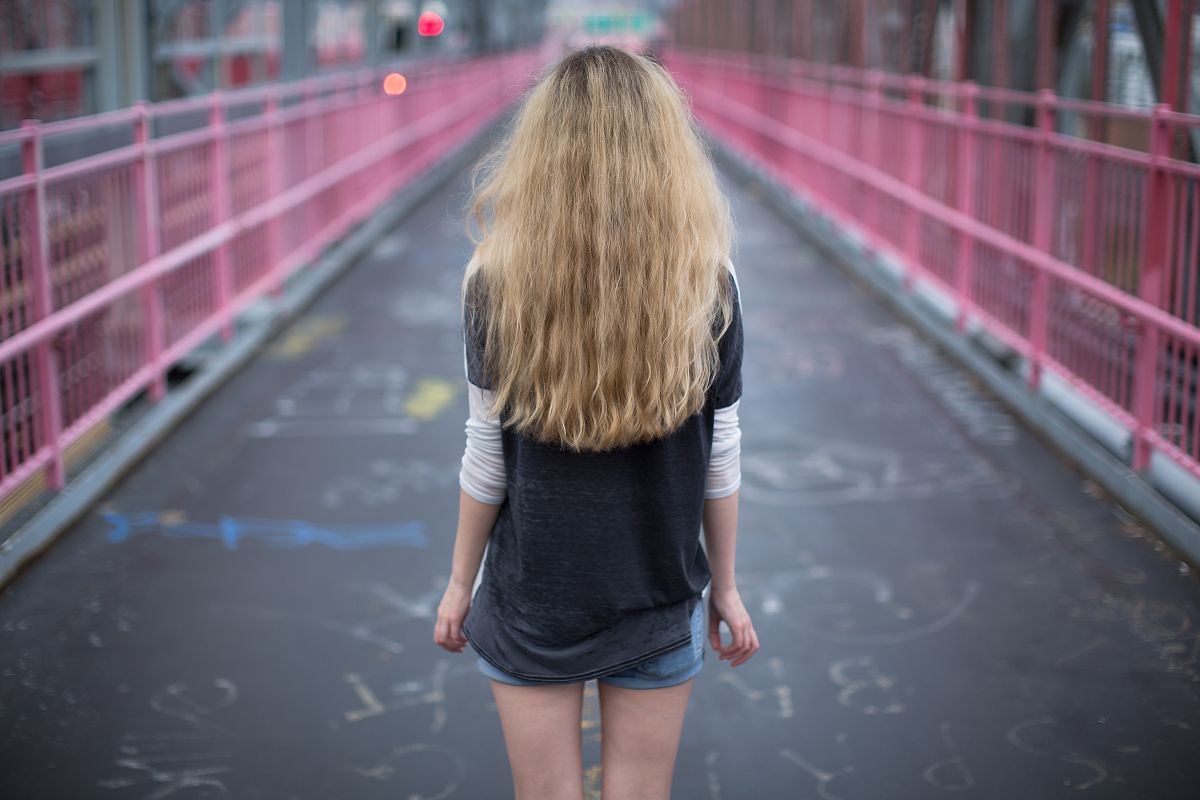 Women walking on the bridge example image 1