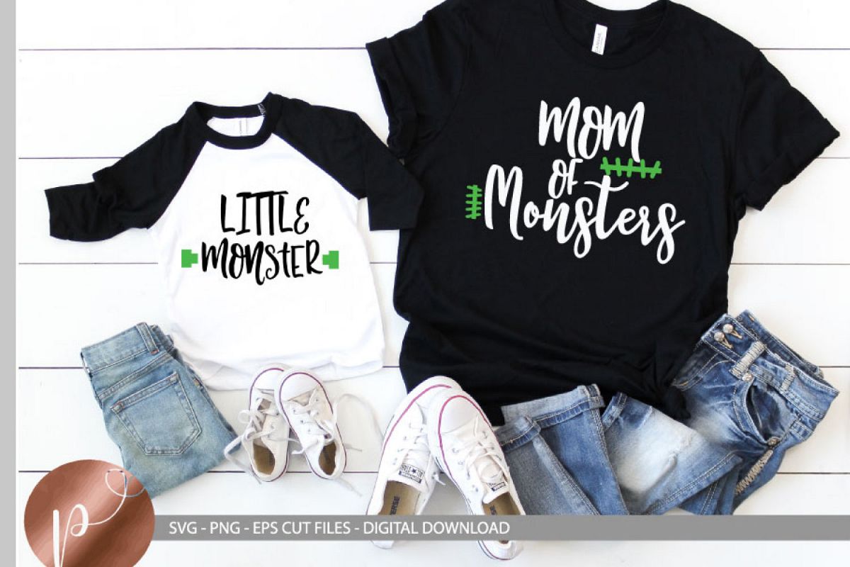 Download Mommy Of Monster's Svg, Mommy And Me Svg, Halloween Svg ...